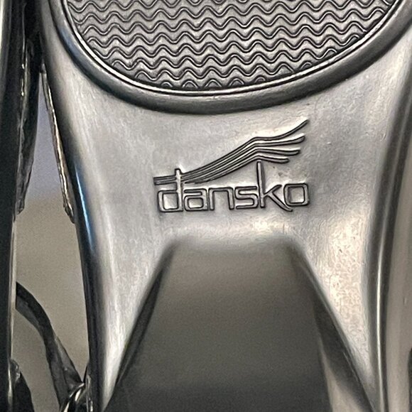 DANSKO Mary Jane "Sally" Leather Closed Back Clog Buckle Strap, Black- 40/9.5-10 - Picture 12 of 12